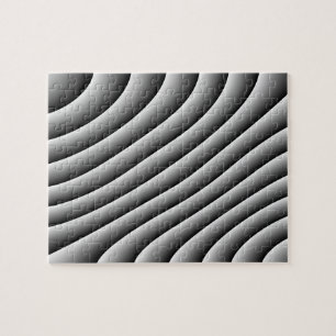 Vintage Wavy Lines Schwieriges Puzzle