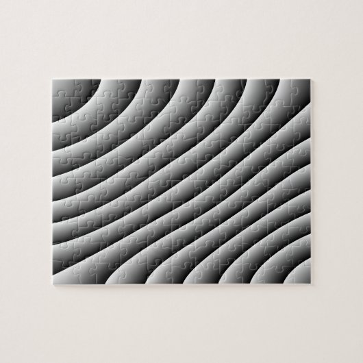 Vintage Wavy Lines Schwieriges Puzzle (Horizontal)