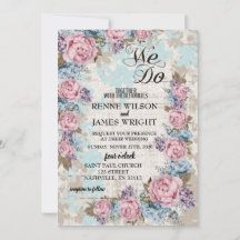 VINTAGE WEDD INVITE