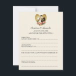 Vintage Wedding Ad Lib Cards Advice 1920er Jahre T Hinweiskarte<br><div class="desc">Suchen Sie eine lustige Alternative zu Ihrem Hochzeitsgast? Geben Sie Ihren Gästen diese Hochzeitskrüge, damit sie sie ausfüllen können! Ratschläge für die Neugeborenen... .Denken Sie immer daran... Vergessen Sie nie ... das Geheimnis für eine lange und glückliche Ehe ist ... Erwarten Sie ein paar tief greifende, aufrichtige und unglaublich witzig...</div>