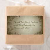 Vintage Wedding Address Label (Insitu)