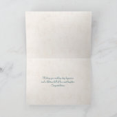 Vintage Wedding Album Glückwunsch Karte (Innenseite)