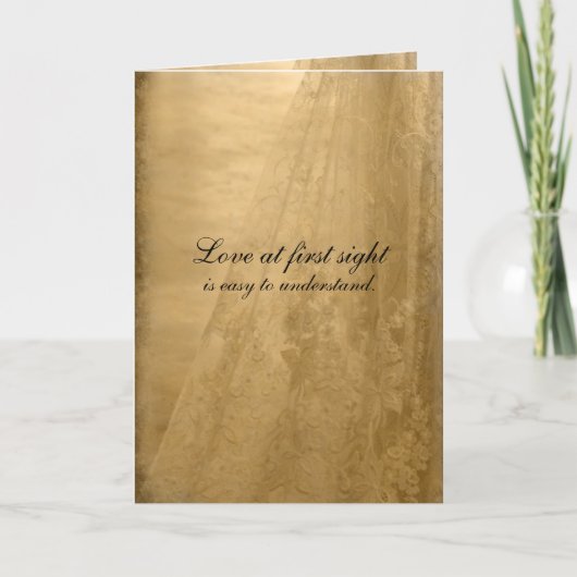 Vintage Wedding Anniversary Card Karte (Vorderseite)