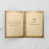 Vintage Wedding Anniversary Card Karte (Innenseite)