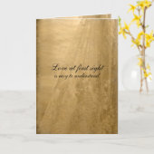 Vintage Wedding Anniversary Card Karte (Gelbe Blume)