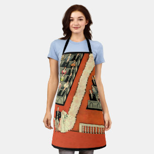 Vintage Wedding, Art Deco Bridge und Groom neu ver Schürze