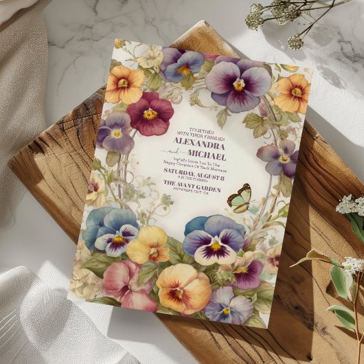 Vintage Wedding Art Nouveau by Mucha Einladung