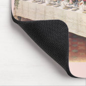 Vintage Wedding Bankett Tisch Mousepad (Ecke)