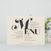 Vintage Wedding Black Cream (Stehend Vorderseite)