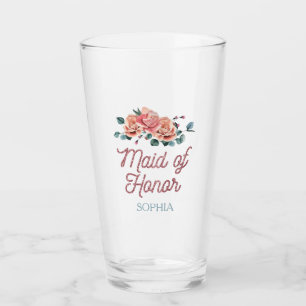 Vintage Wedding Blume Trauzeugin Glas