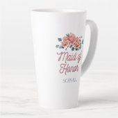 Vintage Wedding Blume Trauzeugin Kaffee Tasse (Rechte Ecke)