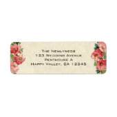 Vintage Wedding, Blumenstrauß Blume Rosa Rosen (Vorne)