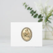Vintage Wedding Brautparty Bride Postkarte (Stehend Vorderseite)
