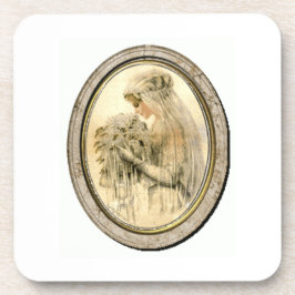 Vintage Wedding Bride Untersetzer