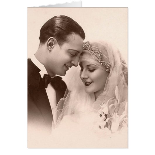 Vintage Wedding Bridge and Groom (Vorne)
