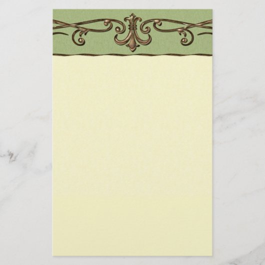 Vintage Wedding Briefpapier (Vorderseite)