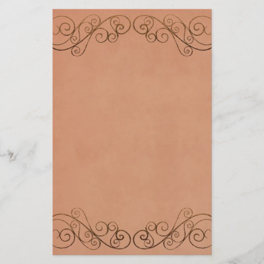 Vintage Wedding Briefpapier (Vorderseite)