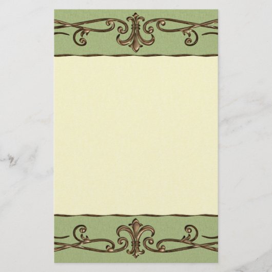 Vintage Wedding Briefpapier (Vorderseite)
