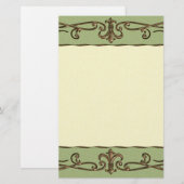 Vintage Wedding Briefpapier (Vorne/Hinten)