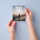Vintage Wedding Budget Save the Date Flyer (Gruppe)