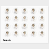 Vintage Wedding Celebration Sticker (Blatt)