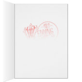 Vintage Wedding Chalkboard - Tischnummer Card (Innen (Rechts))