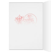 Vintage Wedding Chalkboard - Tischnummer Card (Innen (Links))