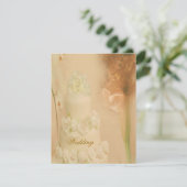 Vintage Wedding Einladung (Stehend Vorderseite)