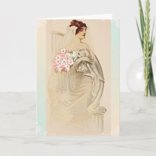 Vintage Wedding Einladung (Vorderseite)