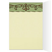 Vintage Wedding Einladung (Innen (Links))