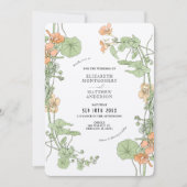 Vintage Wedding Einladung Art Nouveau by Foord (Vorderseite)