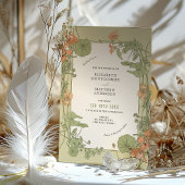 Vintage Wedding Einladung Art Nouveau by Foord