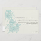 VINTAGE WEDDING EINLADUNG DES GARTEN-%PIPE% (Vorne/Hinten)