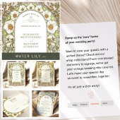 Vintage Wedding Einladung Jugendstil von Mucha