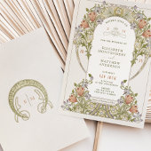 Vintage Wedding Einladung von William Morris