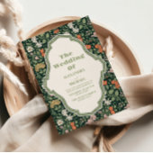 Vintage Wedding Einladung William Morris