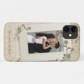 Vintage Wedding Foto Template Case-Mate iPhone Hülle (Rückseite (Horizontal))