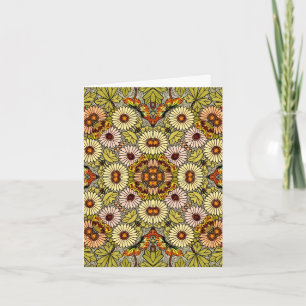 Vintage Wedding, Garden Blume Blumenschmetterlinge Dankeskarte