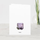 Vintage Wedding Herzlichen Glückwunsch Karte (Rückseite)