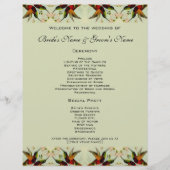 Vintage Wedding, Hummingbirds und Blume (Vorderseite)