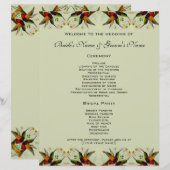 Vintage Wedding, Hummingbirds und Blume (Vorne/Hinten)