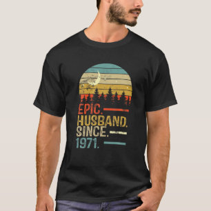 Vintage Wedding Jubiläum Bestes Ehemann seit 1977 T-Shirt