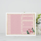 Vintage Wedding Junk Journal Buchübersicht (Stehend Vorderseite)