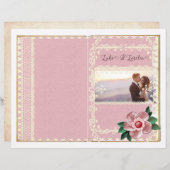 Vintage Wedding Junk Journal Buchübersicht (Vorne/Hinten)