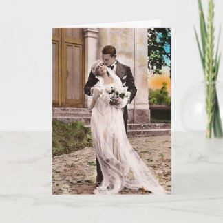 Vintage Wedding Karte