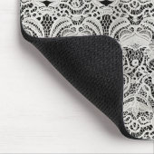 Vintage Wedding Lace Pattern Mousepad (Ecke)