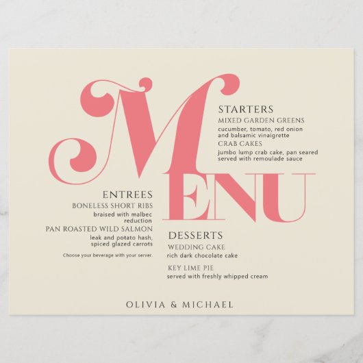 Vintage Wedding Lmon Pink Creme (Vorderseite)