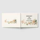 Vintage Wedding Lotus Blume Gästebuch (Voll)