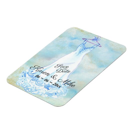 Vintage Wedding Magnet (Linke Seite)