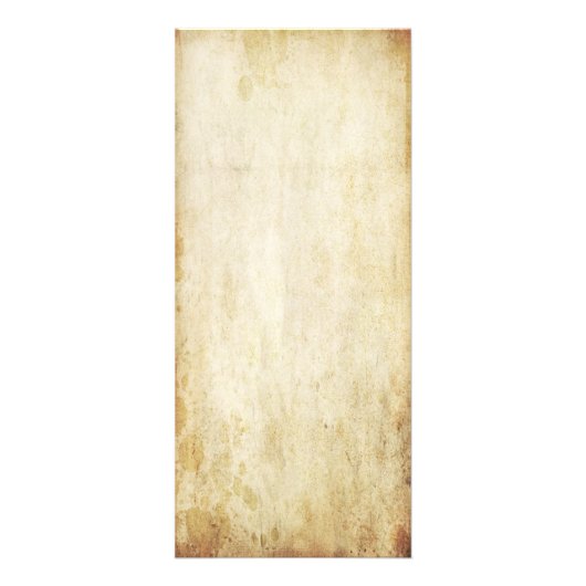 Vintage Wedding Menu Werbekarte (Hinten)